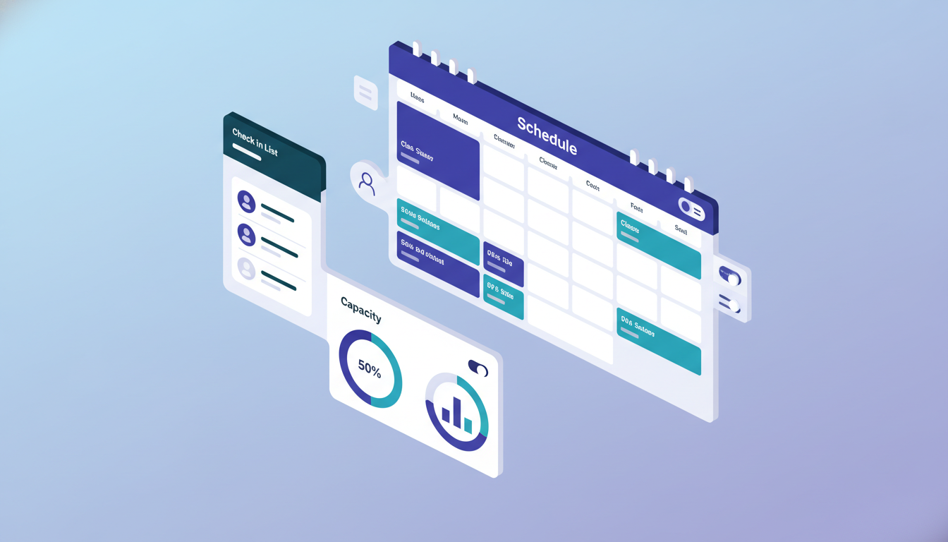 Sanga class booking interface